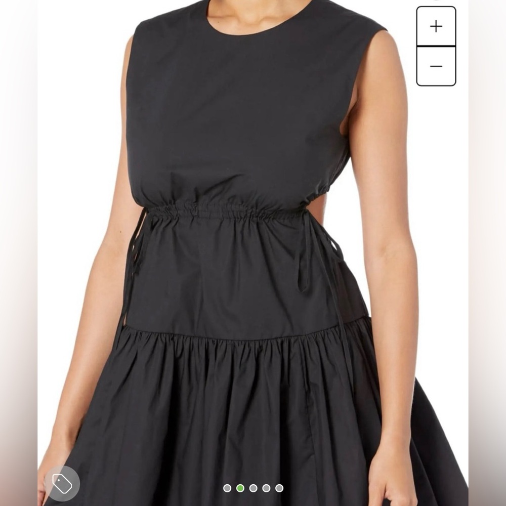 Joie Black Sleeveless Cutout Mini Dress